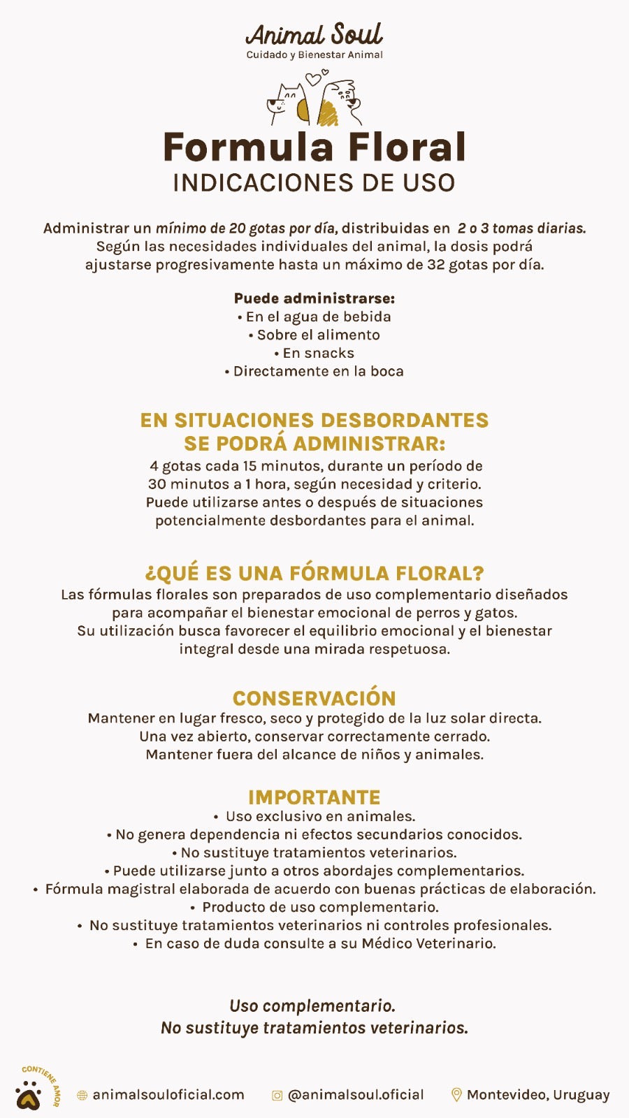 Uso de la Fórmula Floral